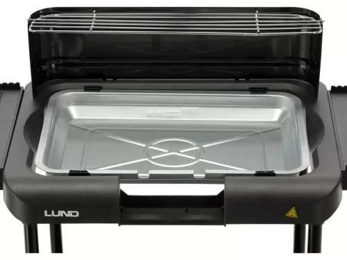 LUND Elektrický stojanový gril 2000 W – 36 × 22,5 cm (67423)