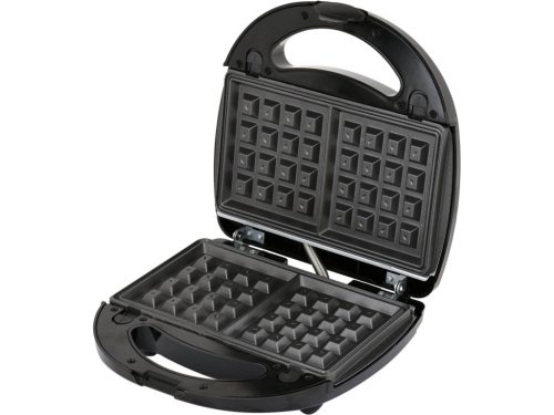 LUND 3v1 sendvičovač – 760 W | Toast, gril, vafle | Nerez + non-stick povrch (67525)