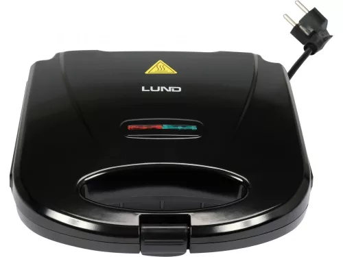 LUND SENDVIČOVAČ 750W, GRILOVACIA PLACHTA, ČIERNA (67528)