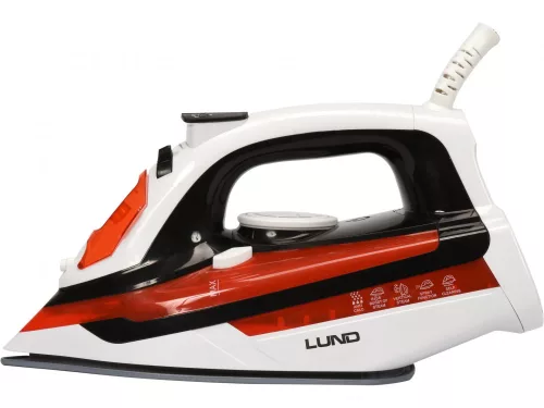 LUND Vysoko výkonná naparovacia žehlička 2800 W – s 10 funkciami  (68115)