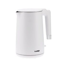 LUND Elektrická kanvica 1,5L BIELA, COOL TOUCH (68207)