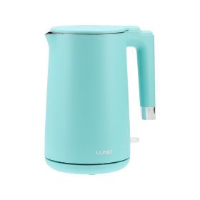   LUND ELEKTRICKÁ VARNÁ KONVICA 1,5L TYRKYSOVÁ, COOL TOUCH (68208)