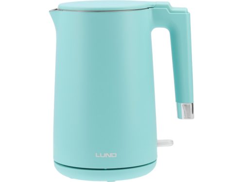 LUND ELEKTRICKÁ VARNÁ KONVICA 1,5L TYRKYSOVÁ, COOL TOUCH (68208)