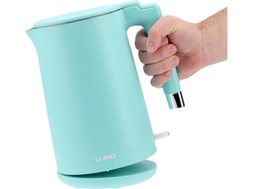 LUND ELEKTRICKÁ VARNÁ KONVICA 1,5L TYRKYSOVÁ, COOL TOUCH (68208)