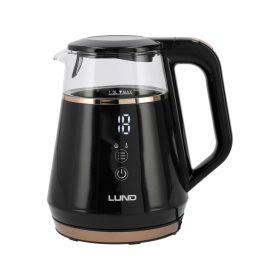   LUND Elektrická rýchlovarná kanvica 1 l s reguláciou teploty a funkciou udržiavania tepla (68216)