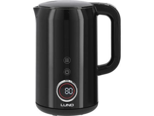 LUND Elektrická kanvica 1,7 l, s reguláciou teploty, čierna   (68219)