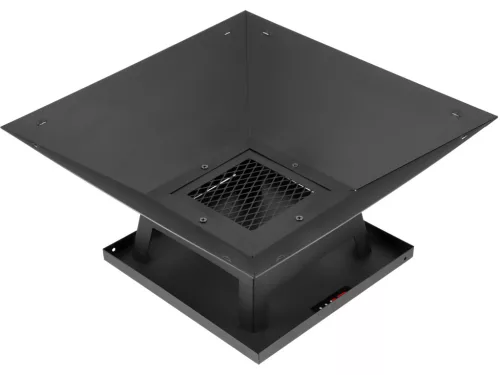 LUND OCELOVÁ PECE S KRYTOM 45 X 45 CM  (99715)