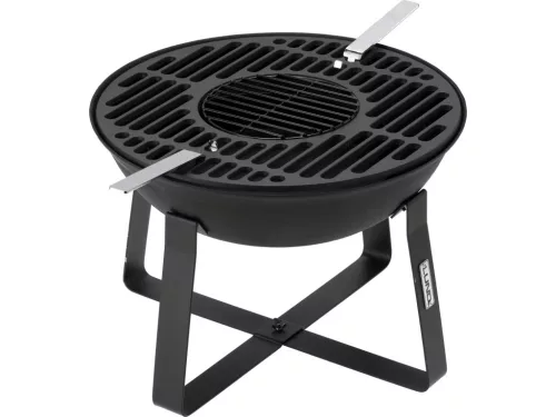 LUND liatinové ohnisko s liatinovým grilovacím roštom 50 cm (99719)