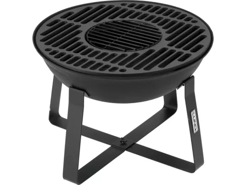 LUND liatinové ohnisko s liatinovým grilovacím roštom 50 cm (99719)