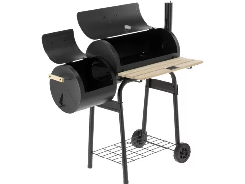 LUND Gril na drevené uhlie  s udiarňou 60X30CM (99901)