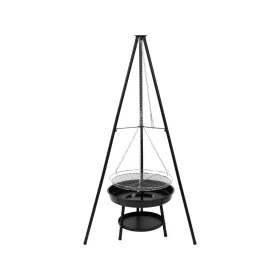   LUND ZÁVESNÝ ZÁHRADNÝ GRIL S OHNISKOM, 46 cm ROŠTOM  (99903)