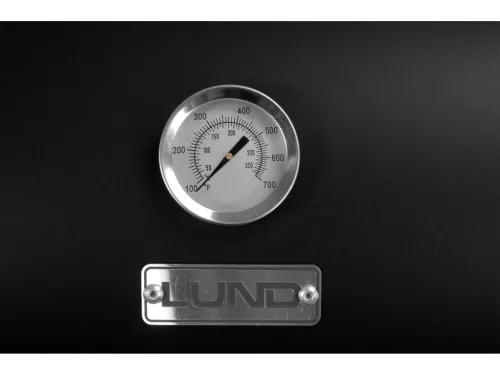 LUND Uhlíkový gril s udiareňou XXL – grilovacia plocha 64 × 37 cm (99909)