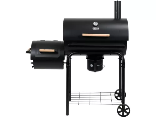 LUND Uhlíkový gril s udiareňou XXL – grilovacia plocha 64 × 37 cm (99909)