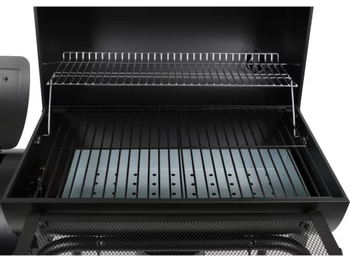 LUND Uhlíkový gril s udiareňou XXL – grilovacia plocha 64 × 37 cm (99909)