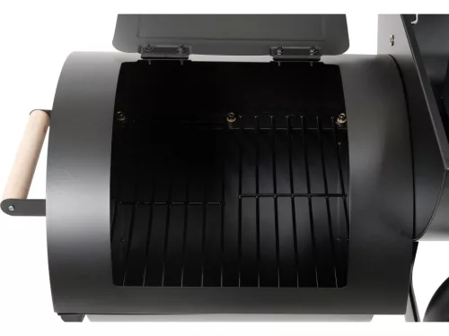 LUND Uhlíkový gril s udiareňou XXL – grilovacia plocha 64 × 37 cm (99909)