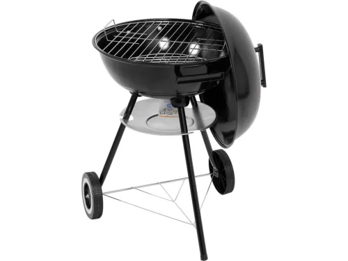 LUND Kruhly drevený uhlový gril s pokrievkou – Ø 41 cm. (99918)