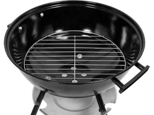 LUND Kruhly drevený uhlový gril s pokrievkou – Ø 41 cm. (99918)