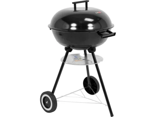 LUND Kruhly drevený uhlový gril s pokrievkou – Ø 41 cm. (99918)