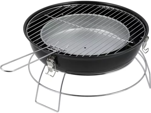 LUND PRENOSNÝ GRILOVACÍ MATERIÁL NA DREVENOM UHLÍ, ROŠT 36 CM (99921)