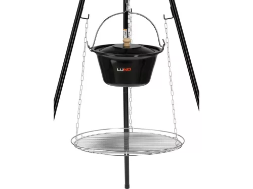 LUND Prenosný trojnohý gril s miskou a roštom 49 cm (99933)