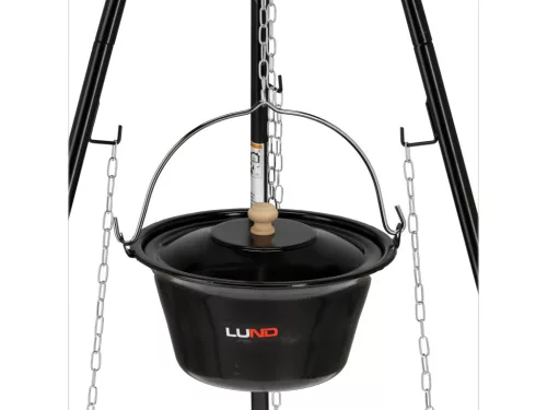 LUND Prenosný trojnohý gril s miskou a roštom 49 cm (99933)