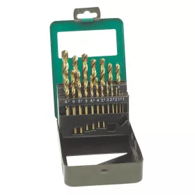   MANNESMANN sada vrtákov do kovu 19-dielna, HSS-M35, 1–10 mm, kovová kazeta (M54319)