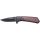 FORTUM Nož zatvárací s poistkou, dĺžka 120/205mm, hrúbka čepele 3mm, antikoro/drevo (4780301)