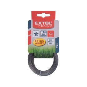   EXTOL PREMIUM Lanko do kosačky 2,0mmx15m, hviezdicový profil, nylón (8870923)