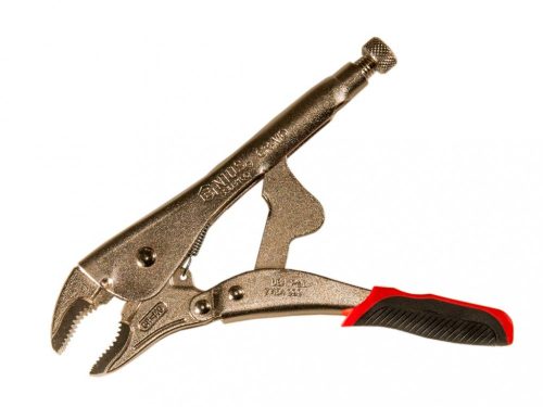 Genius Tools Patentné kliešte (úchopové, stropovacie), so zahnutými čeľusťami, 10", s rýchloupínacou páčkou (530310Q)