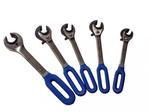 Astro Tools Sada brzdových kľúčov, 10-17 mm, račňa, 72 zubov, 5 kusov (7120M)
