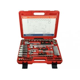   Genius Tools Sada skrutkovacích bitov 1/4" 1/2", metrická, 87 kusov (AC-2487A)