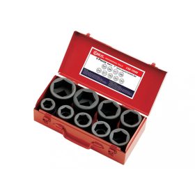   Genius Tools Sady pneumatických kľúčov, metrické, 1", 9 kusov (CM-809M)
