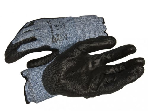 NMSafety PU rukavice na dlani z nylonu CUTTING GLOVE (úroveň 5, EN 4543), XL (DY110-PU-HS)