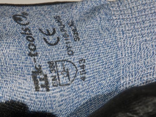 NMSafety PU rukavice na dlani z nylonu CUTTING GLOVE (úroveň 5, EN 4543), XL (DY110-PU-HS)