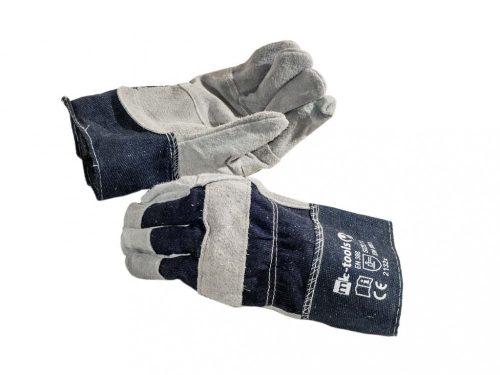 MK-Tools Rukavice z hovädzej kože (EN2132), modré, XL (EM1001AB105)