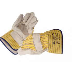   MK-Tools rukavice z hovädzej kože (EN4143), žlté, XXL (EM1400BC11)