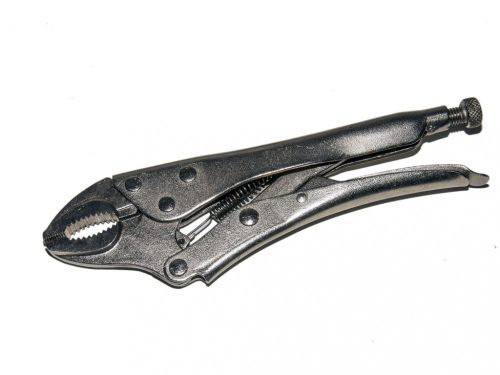 GK Tools Patentné kliešte (rukoväť, bleskové kliešte), zahnuté čeľuste, 10" (GKPFOGO10)