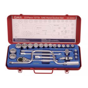   Genius Tools Súprava vraních hláv, 1/2", 23 kusov (GS-424S4)