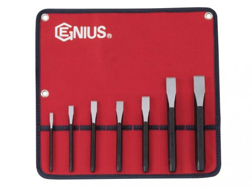 Genius Tools Súprava na rezanie za studena (ploché dláto), 7 kusov (PC-567F)