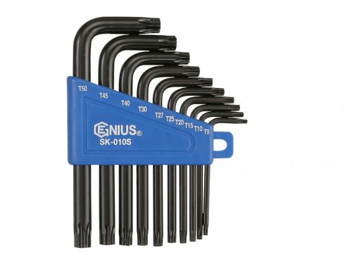 Genius Tools Sada kľúčov T-torx, tvar L, 10 kusov (SK-010S)