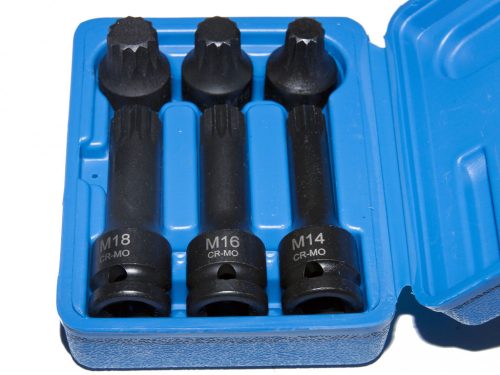 Ellient Tools Sada pneumatických kľúčov XZN (drážkovanie), 1/2", 6 kusov (SW2501)