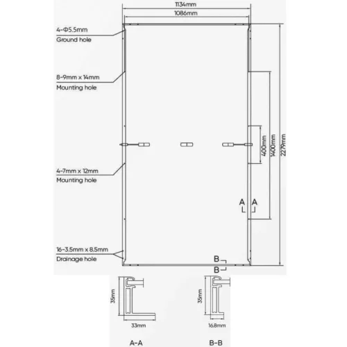 NAKAYAMA PRO Solárny panel  pre fotovolticke  čerpadlo 550W (PRE NP2230) (NP2208)