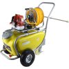 NAKAYAMA PRO 2-TAKTOVÝ BENZINOVY POSTREKOVAC  26cc, NÁDRŽA 50 litrov, NAVÍJAČ NA HADICU, HADICA 8,5 mm x 30 m A STRIEKACIA (NS5210)