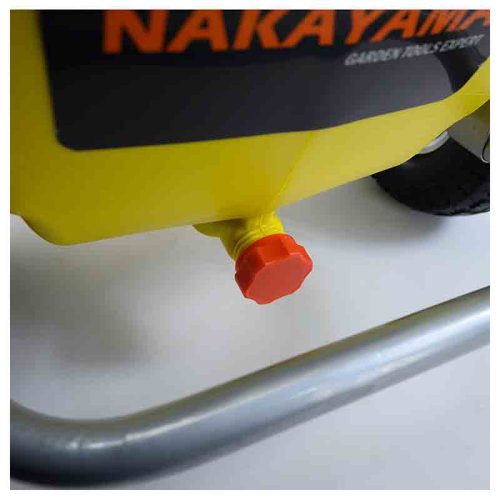 NAKAYAMA PRO 2-TAKTOVÝ BENZINOVY POSTREKOVAC  26cc, NÁDRŽA 50 litrov, NAVÍJAČ NA HADICU, HADICA 8,5 mm x 30 m A STRIEKACIA (NS5210)