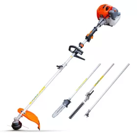   NAKAYAMA BENZÍNOVÝ MULTITOOL 4 ΙΝ 1, 51,7cc, 2,1Hp, LIŠTA 25cm, REŤAZ 3/8LP, 1,3mm, PREDĹŽENIE 1m (PS5170)