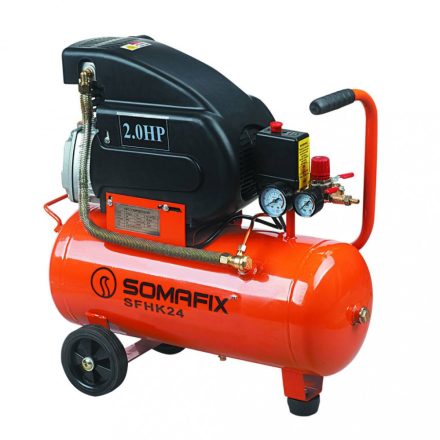 Somafix Vzduchový kompresor, 24L - 1500W - 2k - 198 L/min (SFHK24)