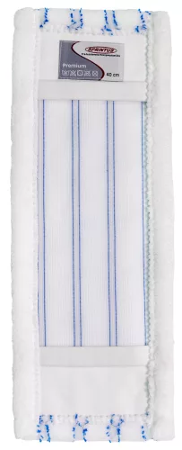 SPRiNTUS Premium 50 cm mopovací návlek z mikrovlákna biela/modrá