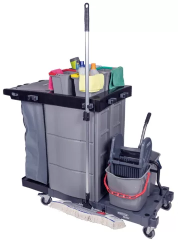 SPRiNTUS MatriX uzamykateľný upratovací vozík s mopovým boxom, Made in Germany