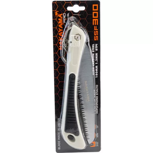 NAKAYAMA PRO SKLÁDACIA PÍLA S KOVOVÝM ZÁMKOM, TYČ Z UHLÍKOVEJ OCELE VYROBENÁ V JAPONSKU, 180 mm 1,3 mm (SSF300)