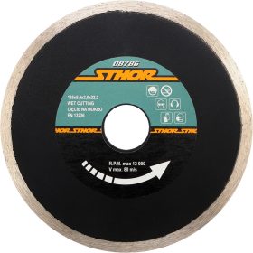 STHOR DIAMANTOVÝ KOTÚČ, KONTINUÁLNY OKRAJ 125 mm (08786)